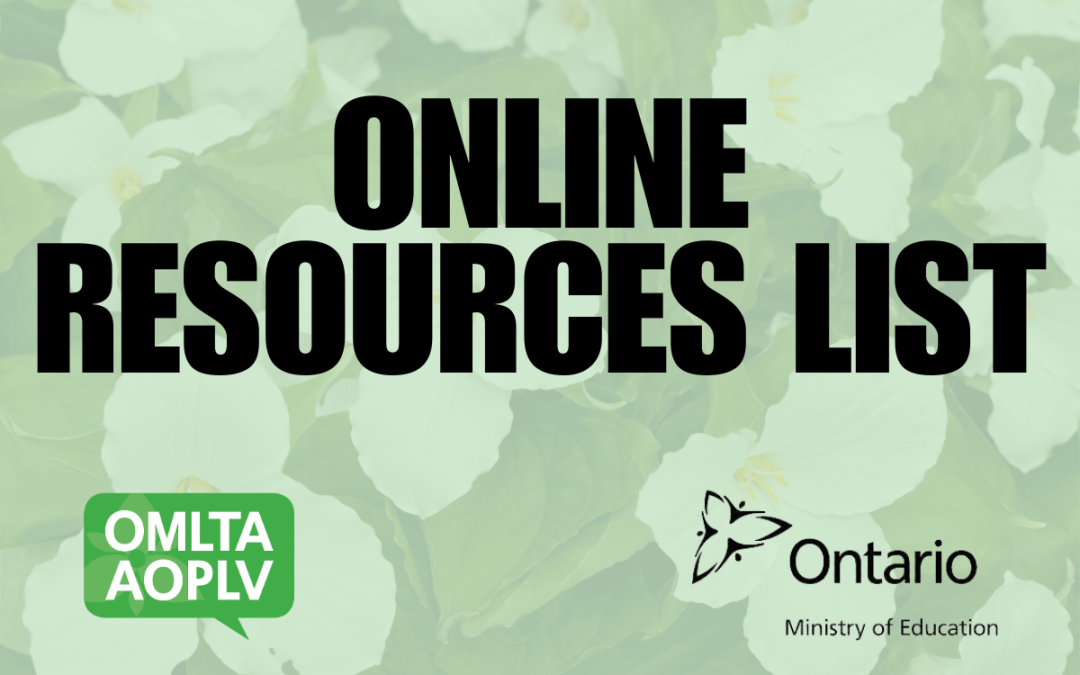 Online Resources List (Members Only)